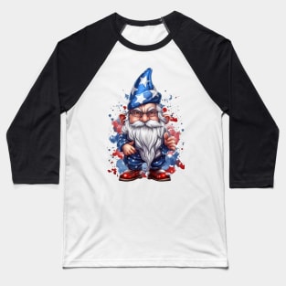 4th of July Gnome #3 Baseball T-Shirt